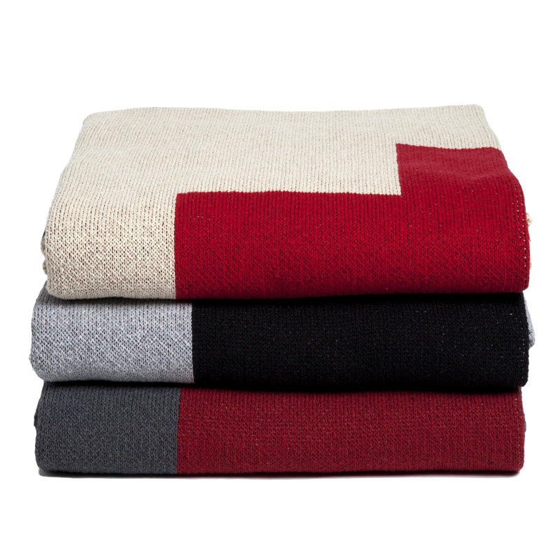 Foundry Select Della Knitted Throw Blanket & Reviews Wayfair